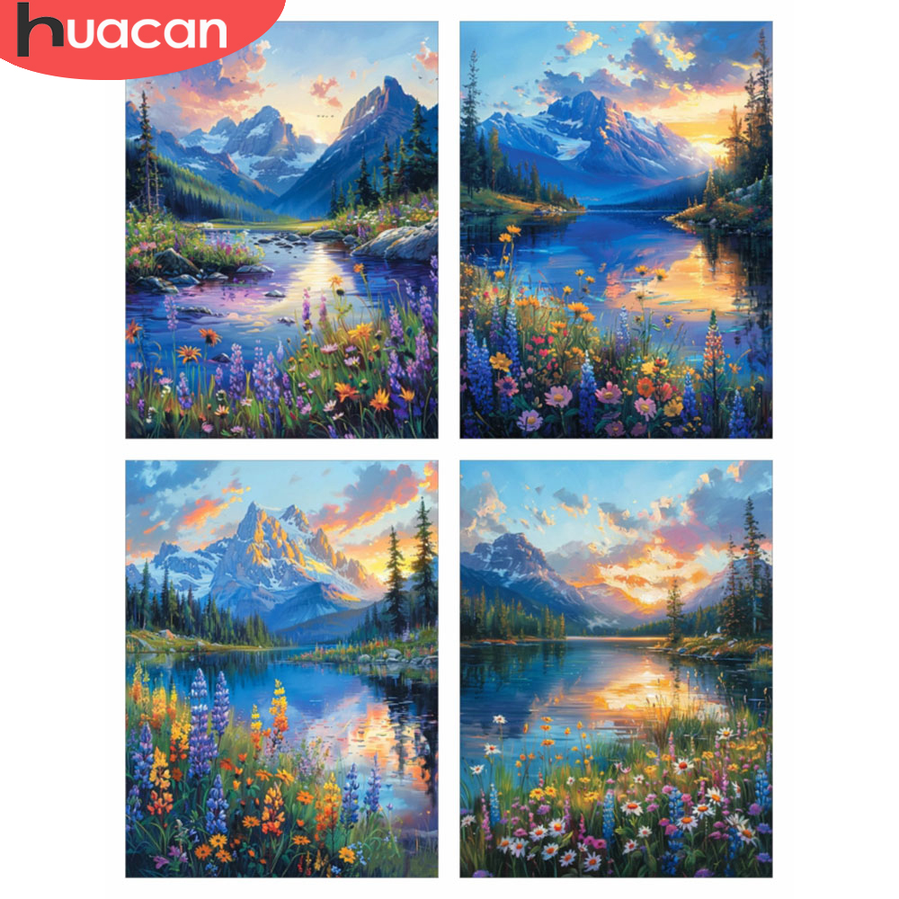 Photo Mosaic Print - HUACAN 5d Diy Diamond Mosaic 5d