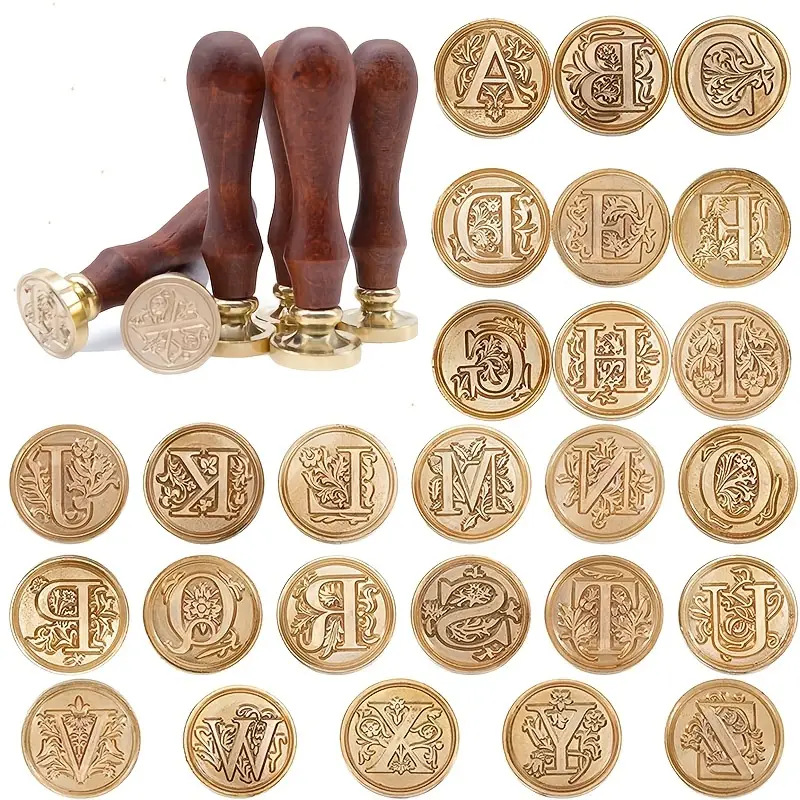 Wax Seal Letter Kit - Retro Sealing Wax Stamp Kit -