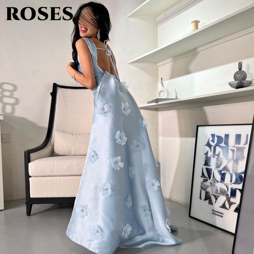 ROSES Sky Blue 3D Flowers Part - Custom Night Sky ulasan dan harga
