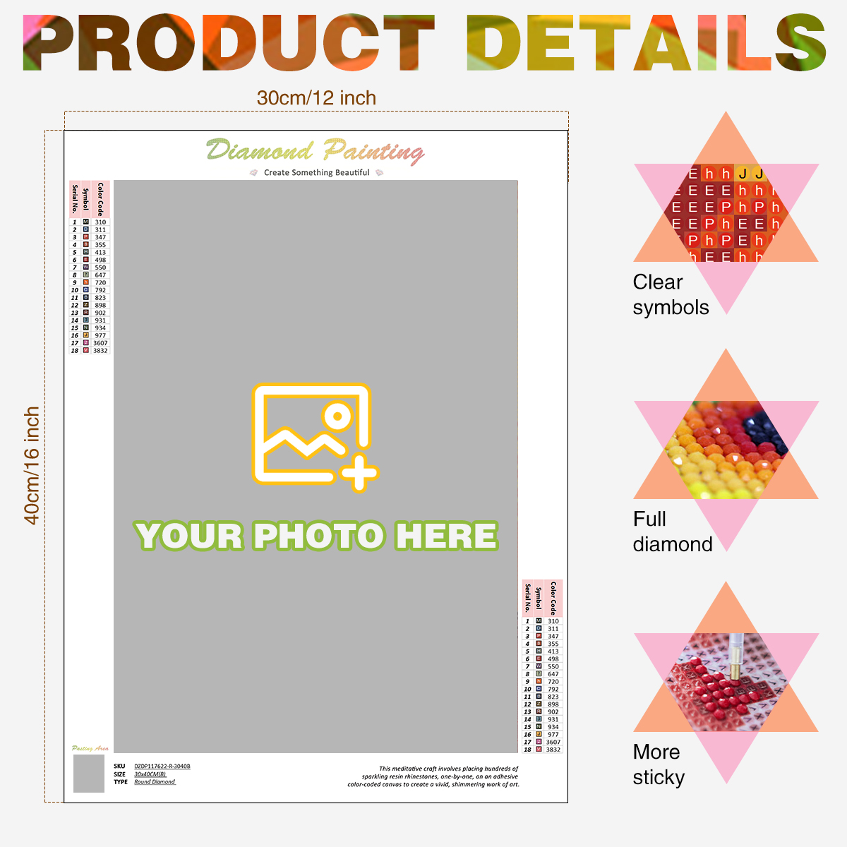 RUOPOTY Full Kits Diamond Mosa - Photo Mosaic Print ulasan dan harga