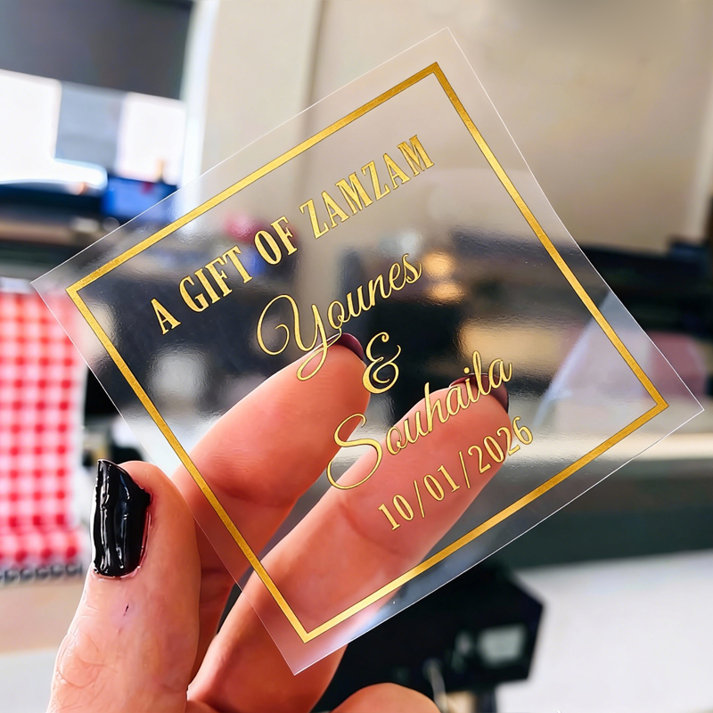 50PCS Square Personalized Wedd - Personalised Candle Label ulasan dan harga