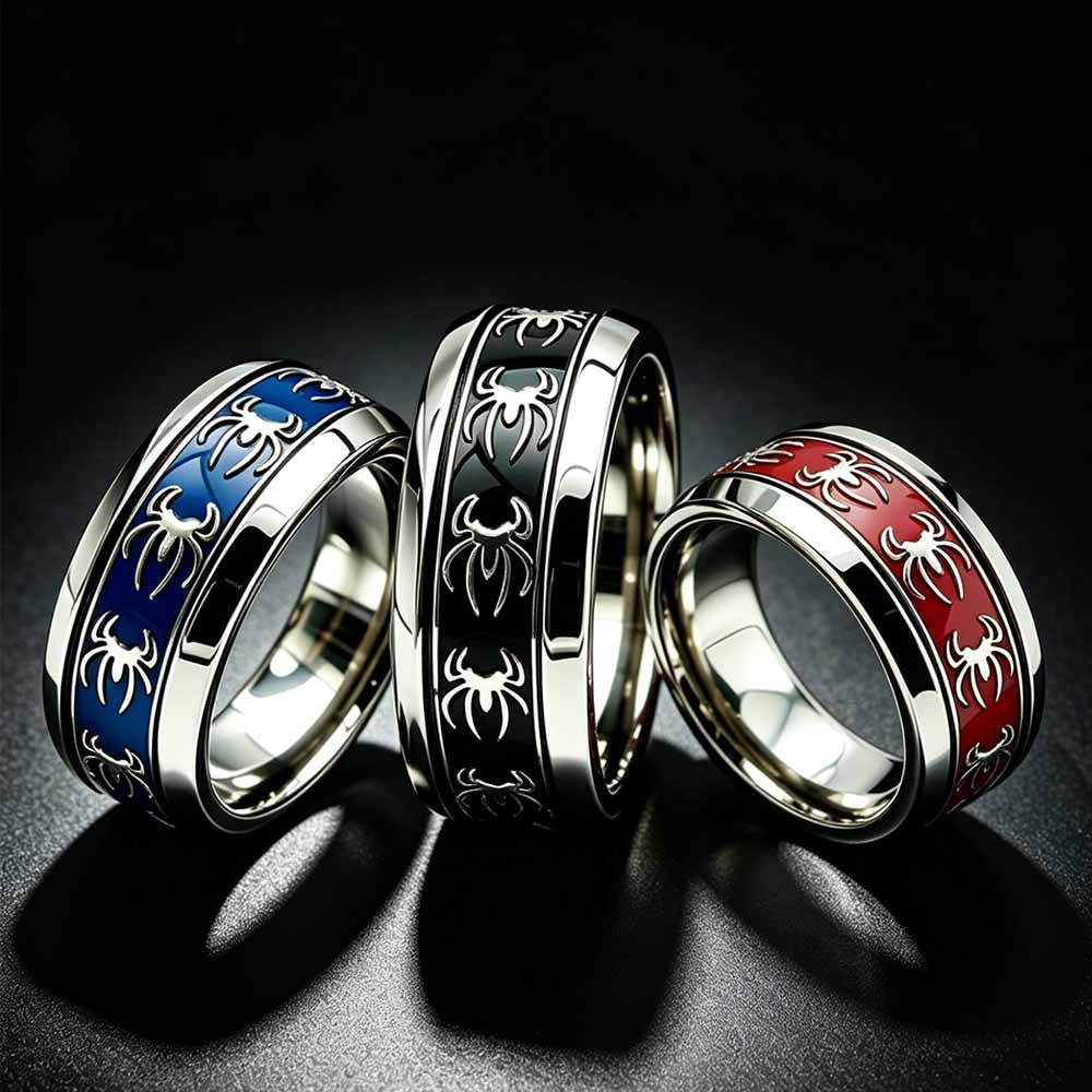 New Vintage Punk Spider Ring 3 - Initial Ring Custom ulasan dan harga