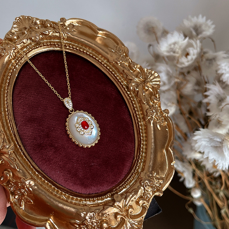 Women's Fashion Light Luxury F - Birth Flower Necklace ulasan dan harga