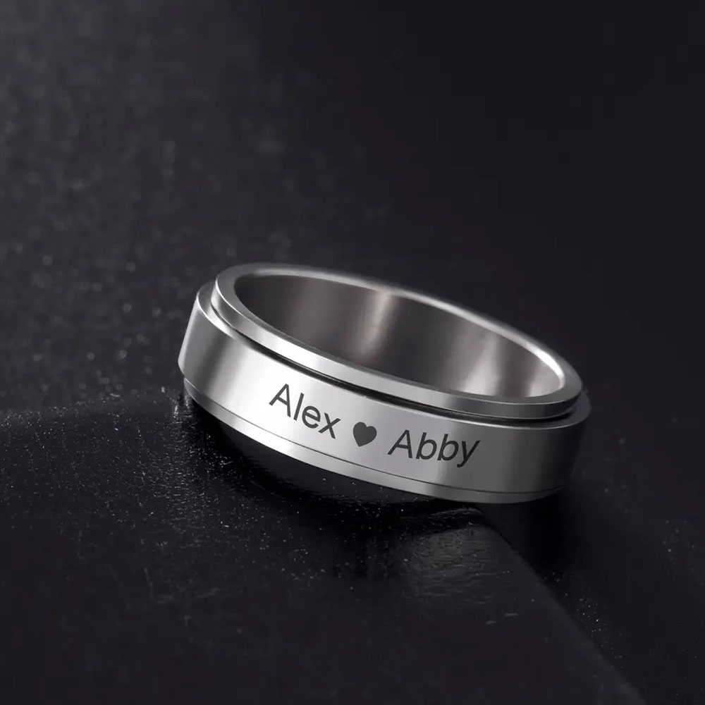 COOLTIME Anxiety Relief Custom - Initial Ring Custom ulasan dan harga