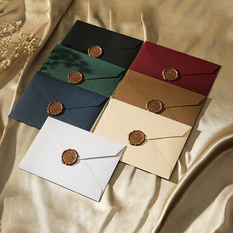10 set 16x11cm Greeting Cards  - Wax Seal Letter Kit ulasan dan harga