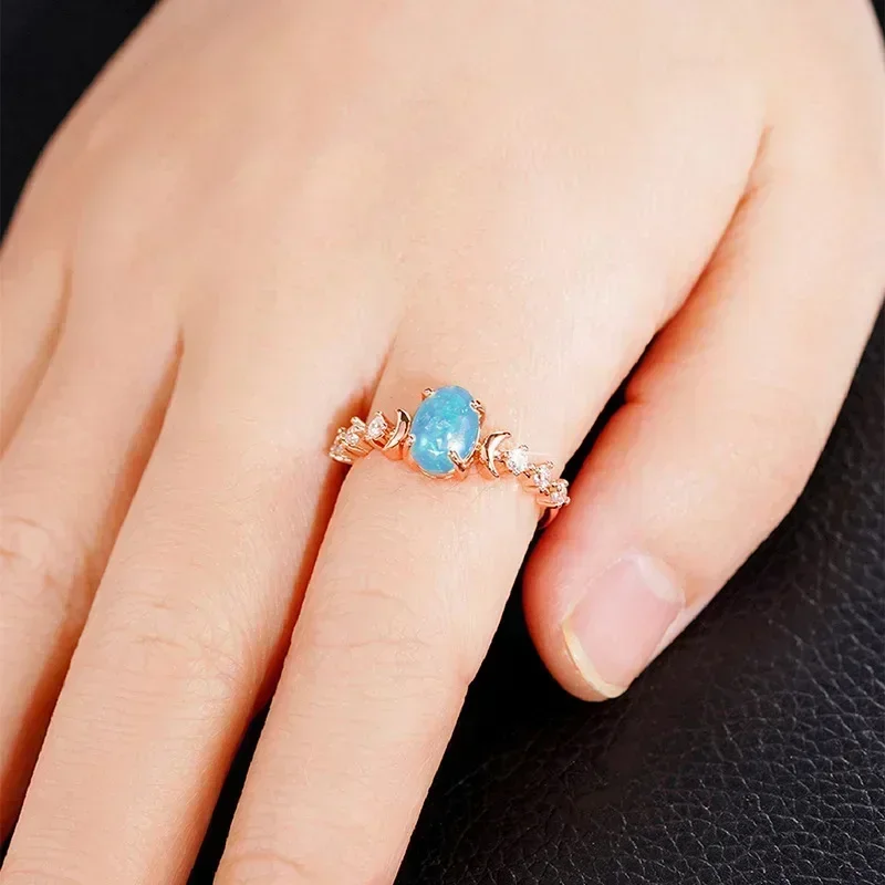 Oval Shaped Moonstone Curved M - Custom Night Sky ulasan dan harga
