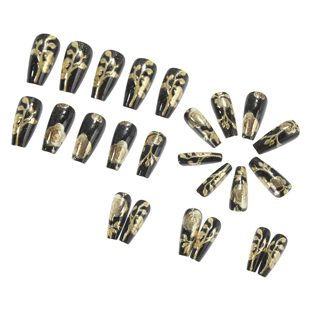 3D fake nails for women girls  - Pressed Flower Art ulasan dan harga