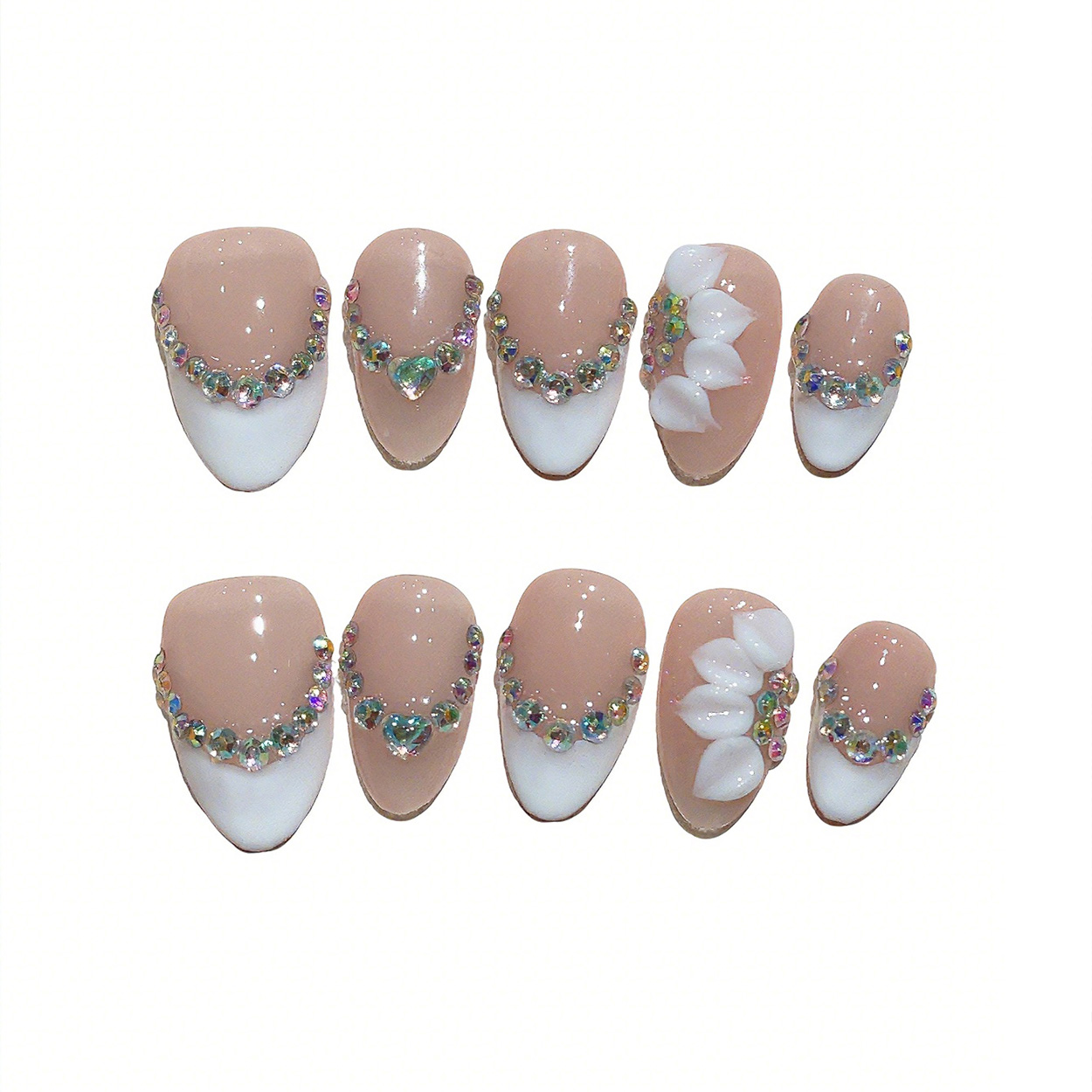 10pcs Short Almond Handmade Pr - Pressed Flower Art ulasan dan harga
