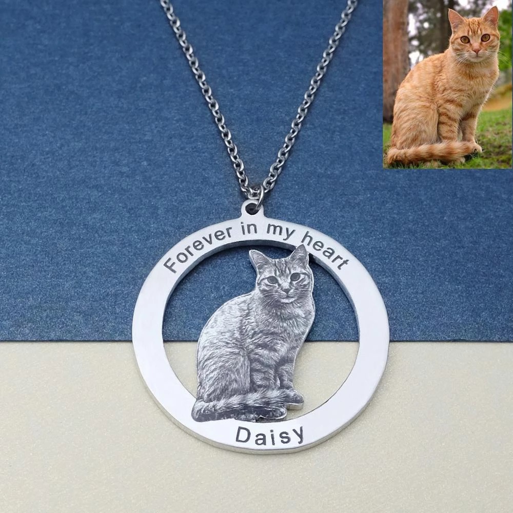 Personalized Pet Picture Neckl - Pet Portrait Custom ulasan dan harga