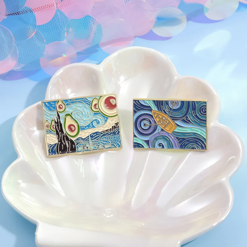 Abstract Oil Painting Enamel P - Custom Night Sky ulasan dan harga