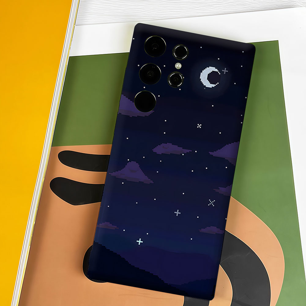 Pixel Night Sky Phone Case For - Custom Night Sky ulasan dan harga