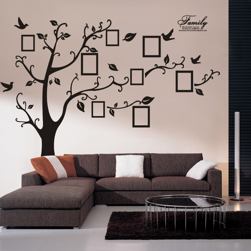 Large Size Photo Tree PVC Wall - Family Tree Print ulasan dan harga