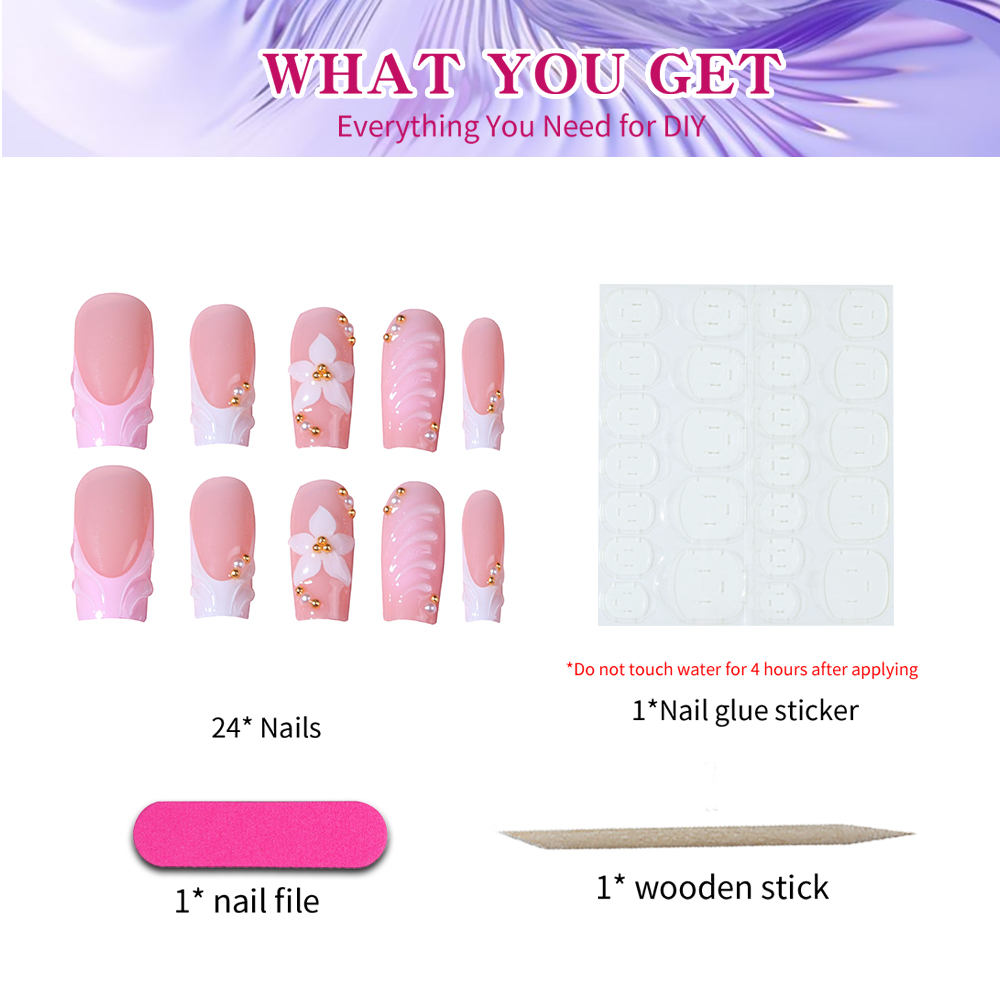 24 pieces per box. Rectangular - Pressed Flower Art ulasan dan harga