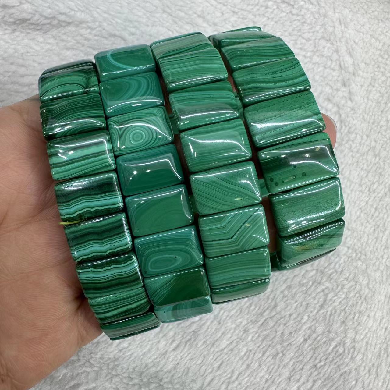 Genuine Natural Green Malachit - Coordinates Bracelet ulasan dan harga