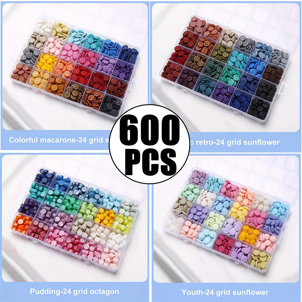 600Pcs Box Sealing Wax Beads,  - Wax Seal Letter Kit ulasan dan harga