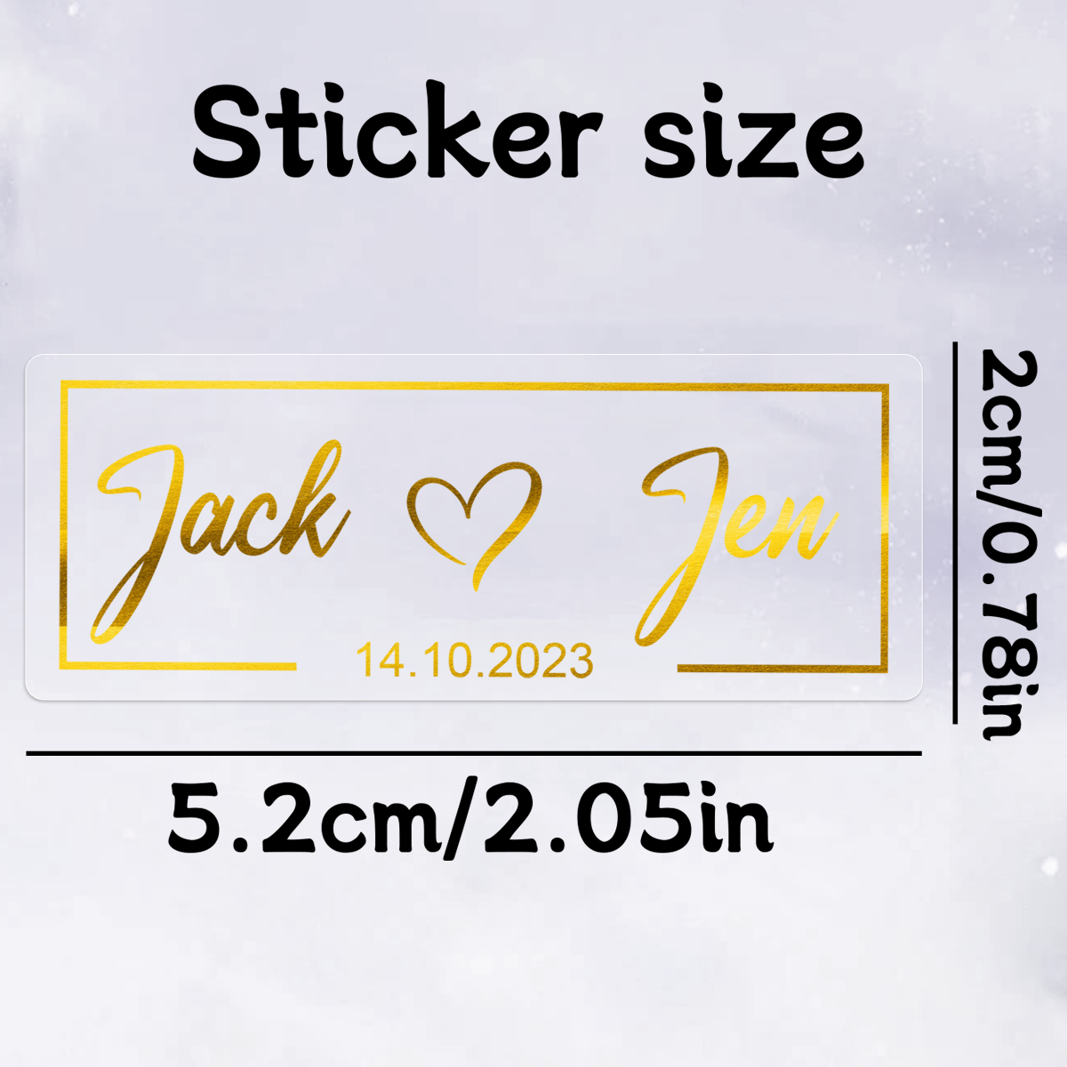 30-240pcs Custom Gold Stamping - Personalised Candle Label ulasan dan harga