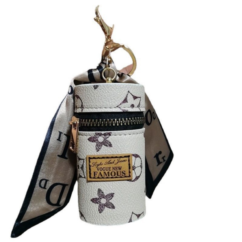 Off-White Floral Monogram Cyli - Monogram Keychain Leather ulasan dan harga
