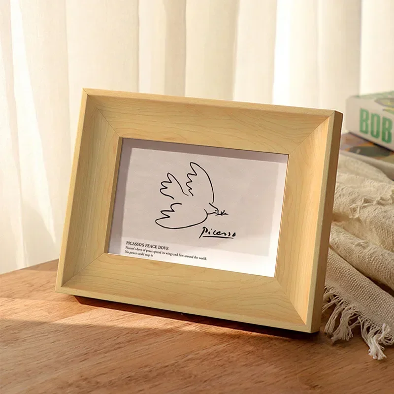 Wooden Photo Frame 5/6/7/8/10  - Engraved Wood Frame ulasan dan harga
