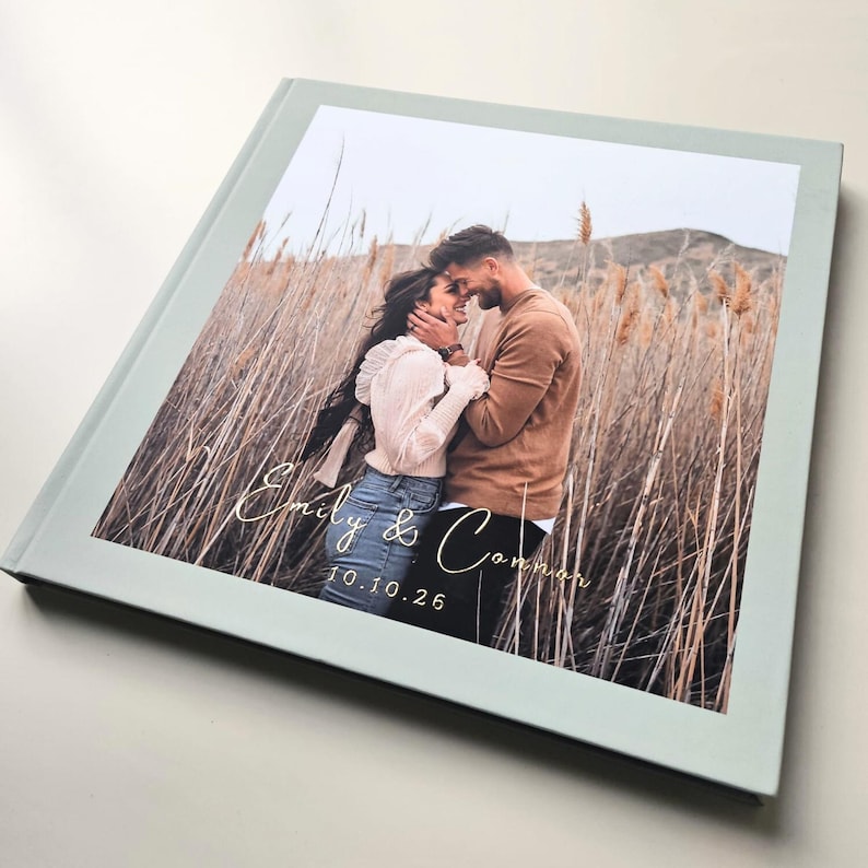 Custom Wedding Guest Book with - Custom Photo Book ulasan dan harga