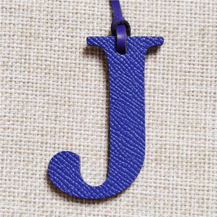 English Letter H I J K L M N A - Monogram Keychain Leather ulasan dan harga