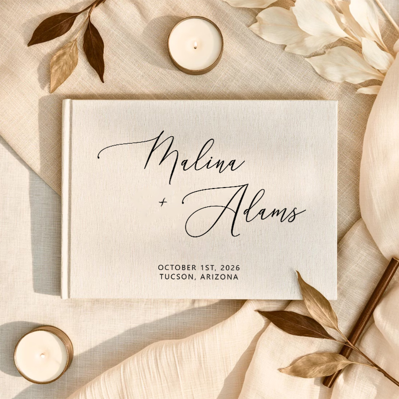 Personalized Guest Book Photo  - Custom Photo Book ulasan dan harga