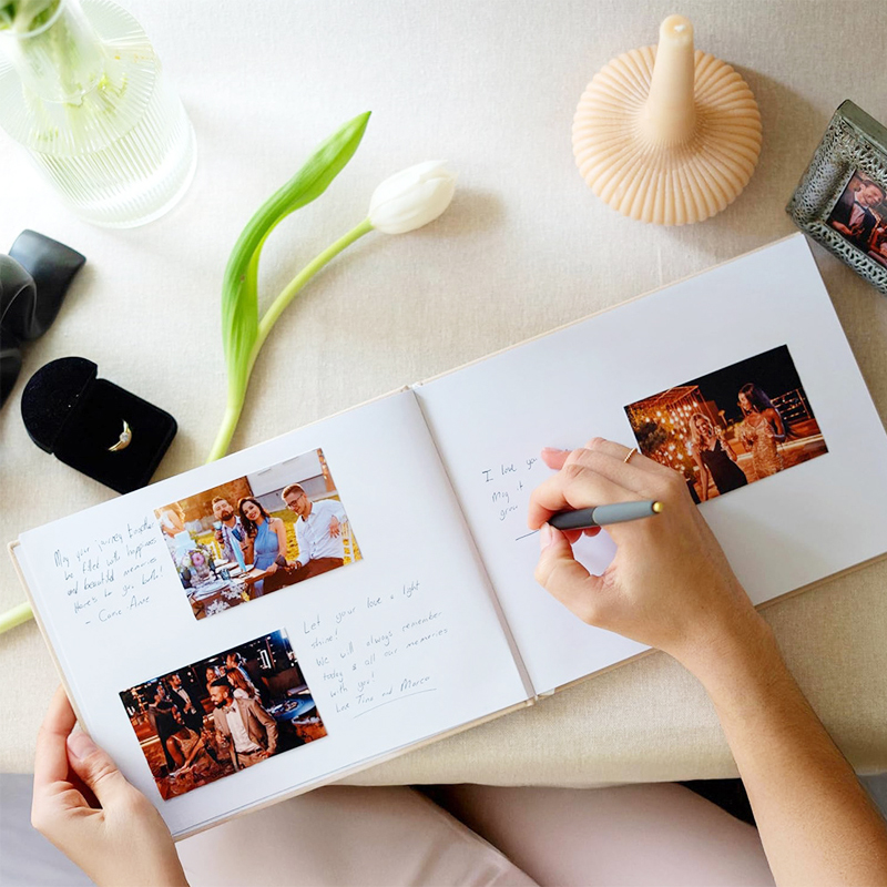 Personalized Guest Book Photo  - Custom Photo Book ulasan dan harga