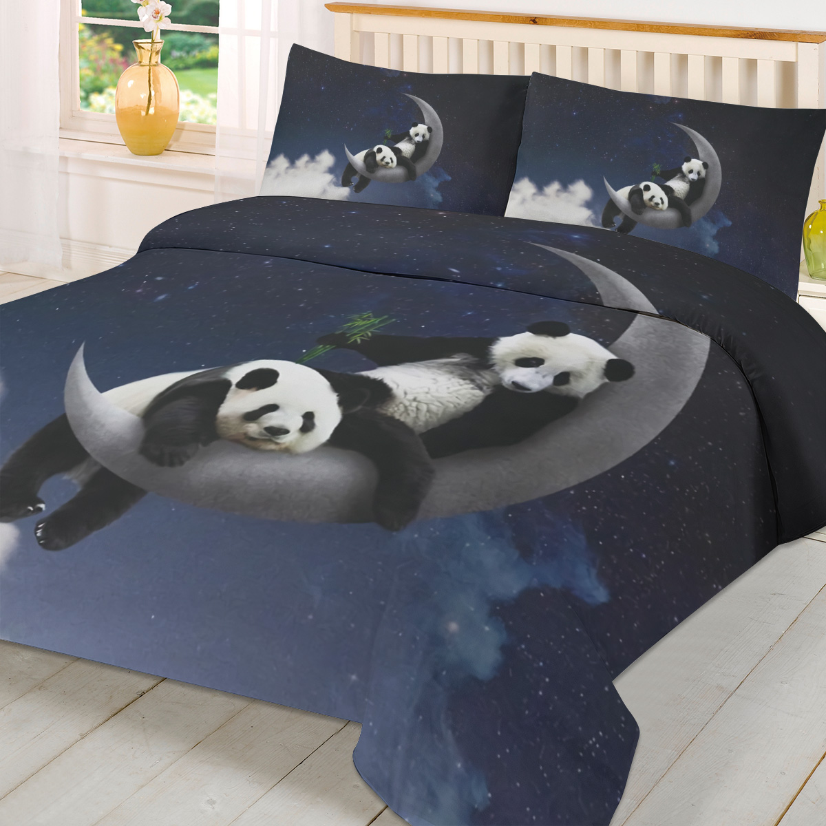 Moon Night Sky Panda Bamboo St - Custom Night Sky ulasan dan harga