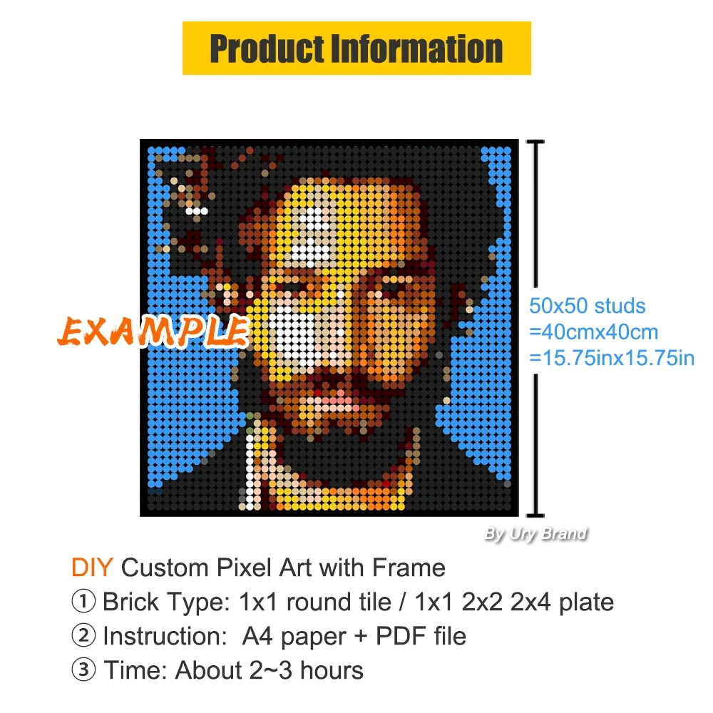 Pixel Art Custom Photo Persona - Pet Portrait Custom ulasan dan harga