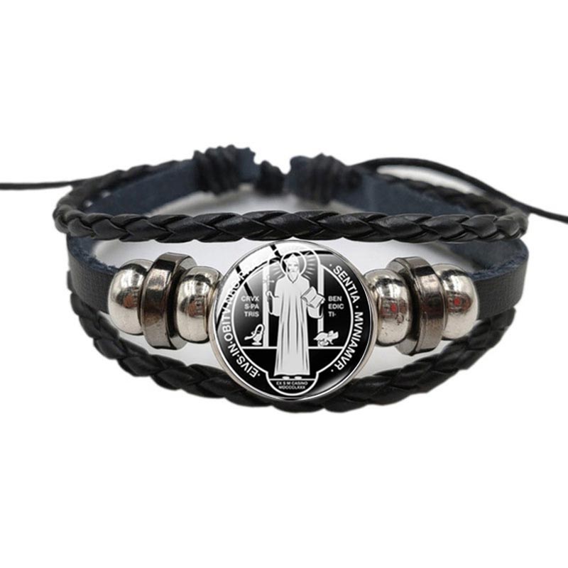 Catholic Saint Benedict Exorci - Coordinates Bracelet ulasan dan harga