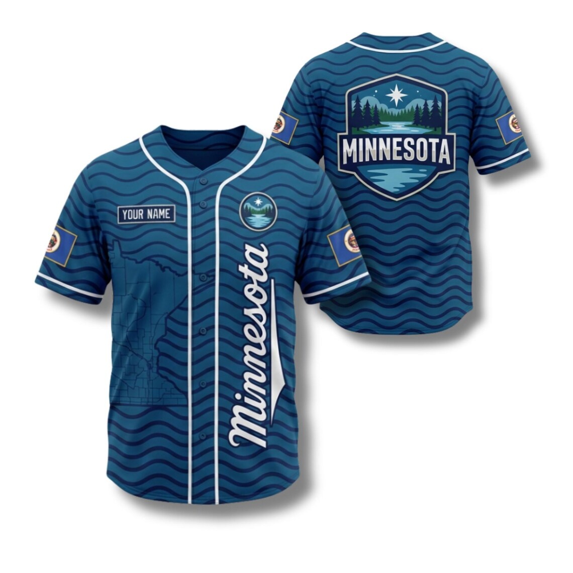 Custom Minnesota Baseball Jers - Custom Star Map ulasan dan harga