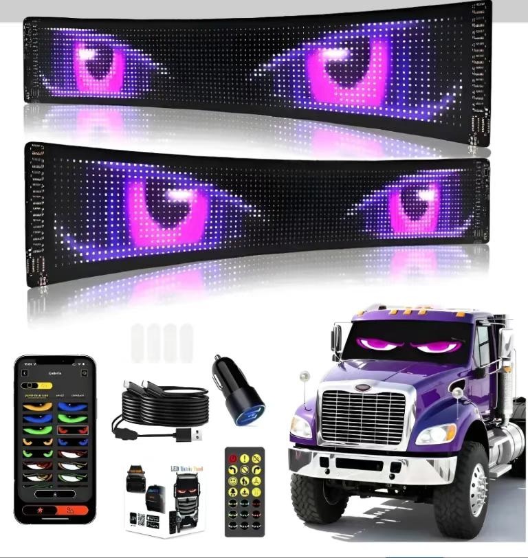 LED Display for Truck USB Scro - Custom Map Poster ulasan dan harga