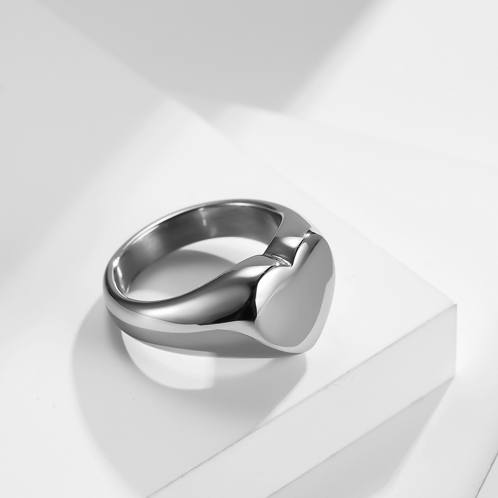 Customized Women Signet Ring C - Initial Ring Custom ulasan dan harga