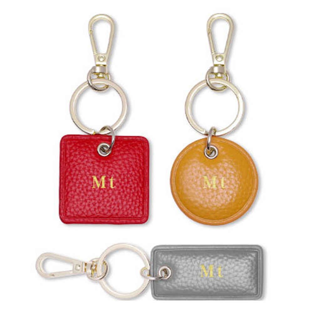 Custom Letters Leather Keychai - Monogram Keychain Leather ulasan dan harga