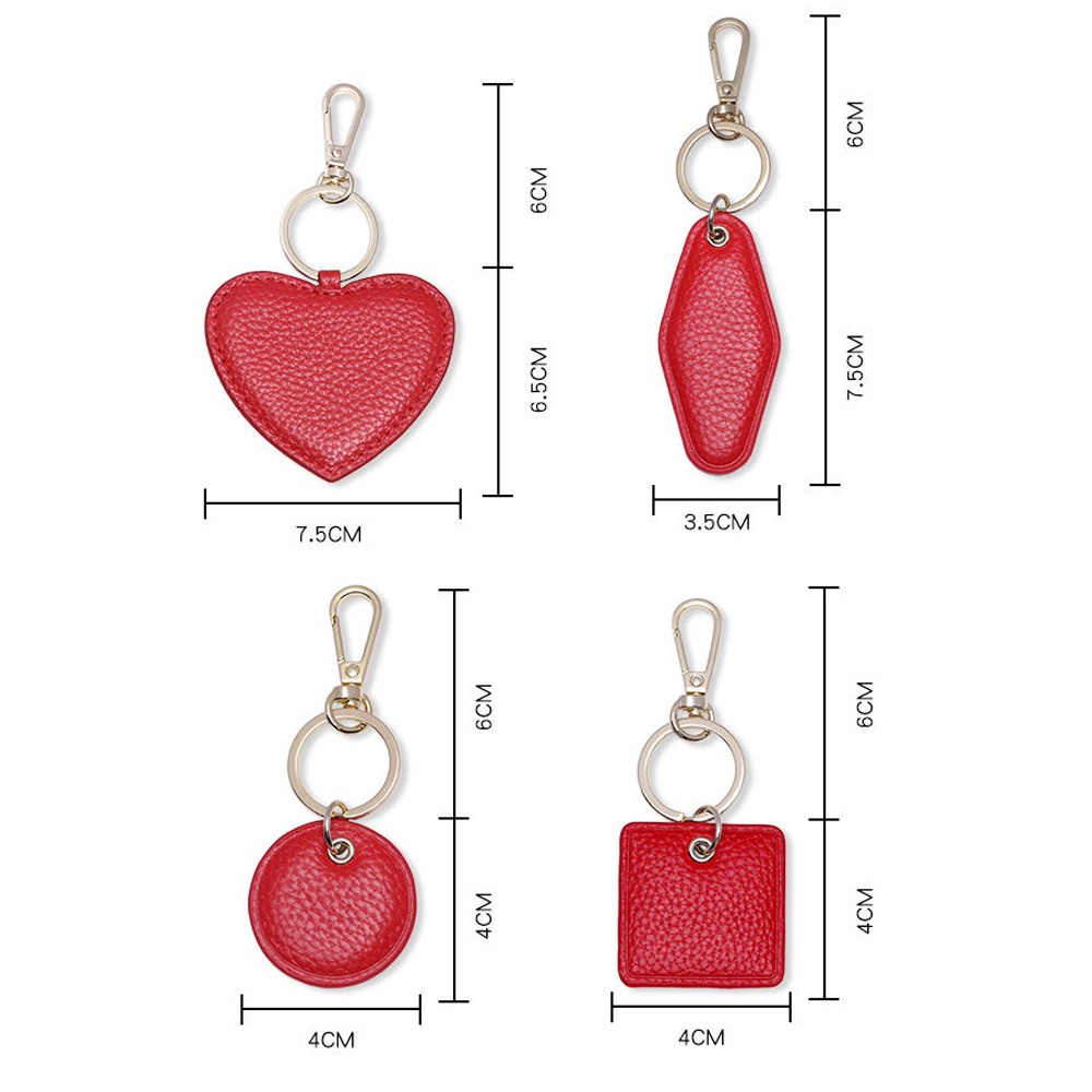 Custom Letters Leather Keychai - Monogram Keychain Leather ulasan dan harga